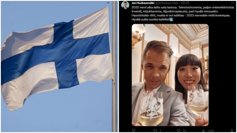 芬兰记者与女友 芬兰记者与女友