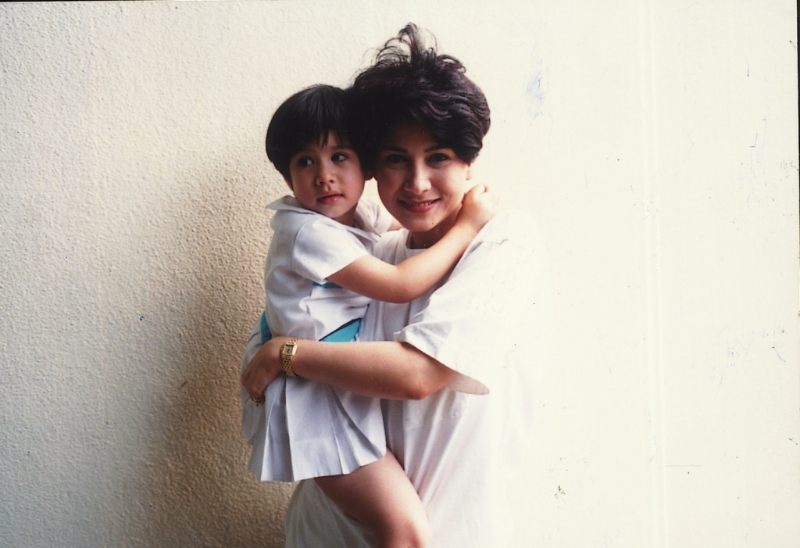 甄妮与女儿 甄妮与女儿