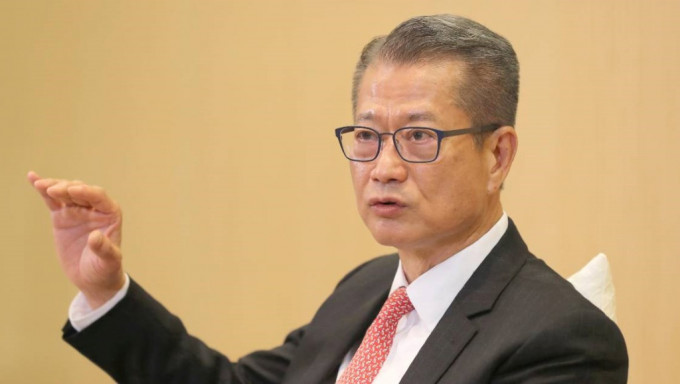 财政司司长陈茂波。 财政司司长陈茂波。