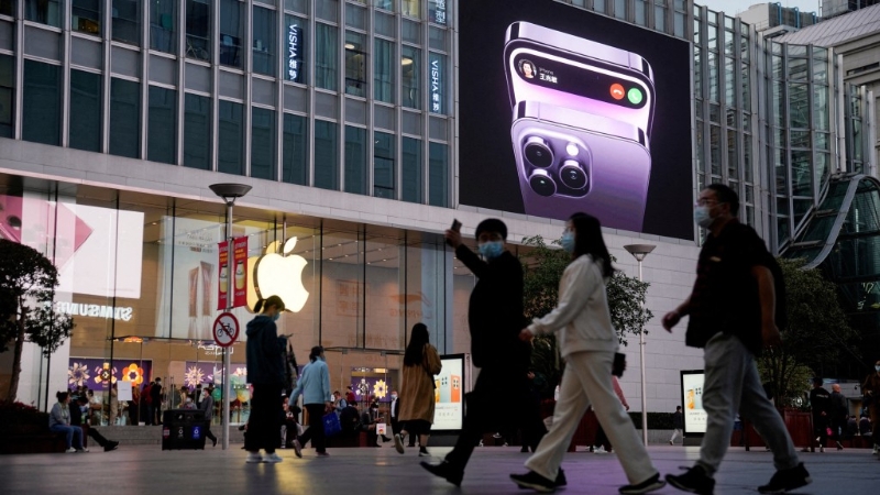 中国是苹果最大的市场之一，占其收入近五分之一。
