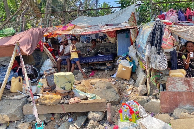 Go Fund Me上的马莱莎生活环境照片。