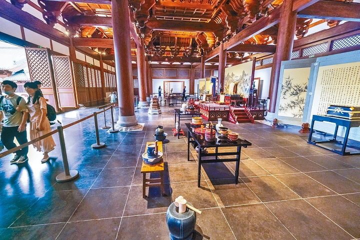 去年开幕的南宋德寿宫遗址博物馆，可让人细味南宋风情。