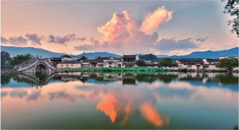 宏村。图源:安徽省发改委官网 宏村。图源:安徽省发改委官网