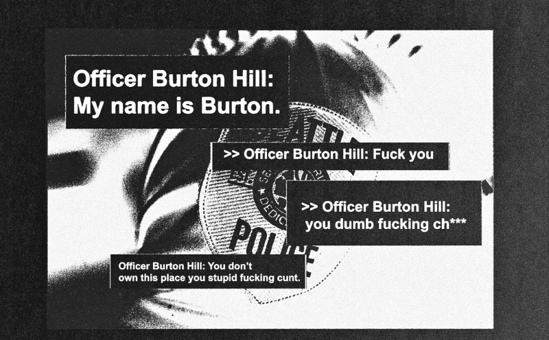 涉事警员名为希尔，隶属西雅图西南分局，与亚裔邻居争执，期间与妻子米金斯涉嫌向对方说出种族主义和性别歧视的话。 网上图片