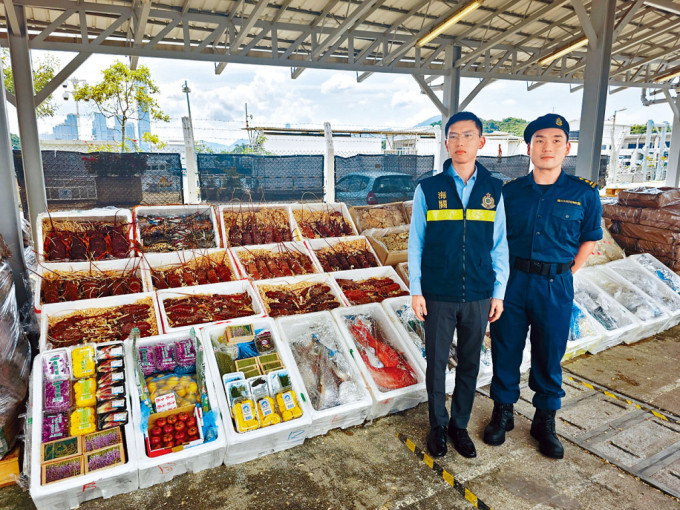 海关破日海产走私内地，检400万港元货，拘6男