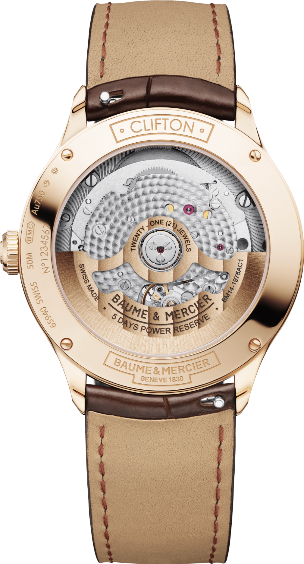 搭载BM14-1975AC1自动机芯。 搭载BM14-1975AC1自动机芯。