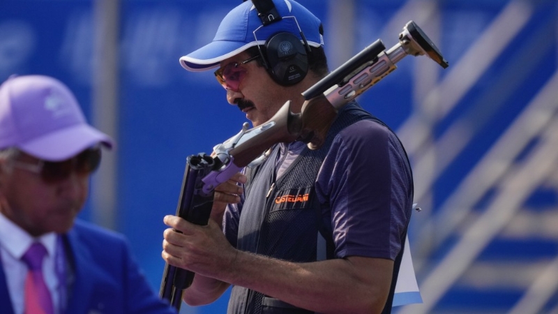 科威特20岁神射手拉希迪27日以满分夺得男子双向飞碟项目冠军。 科威特20岁神射手拉希迪27日以满分夺得男子双向飞碟项目冠军。