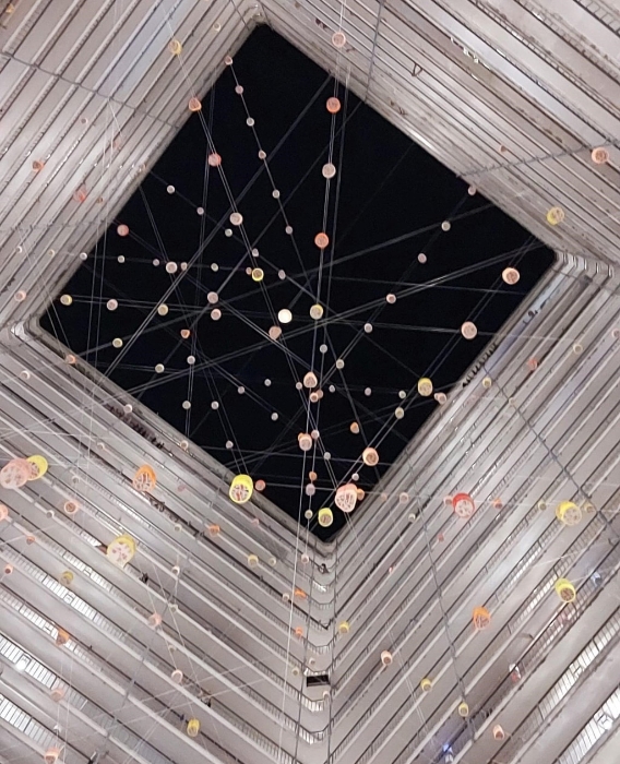 往年灯笼阵照片。 往年灯笼阵照片。