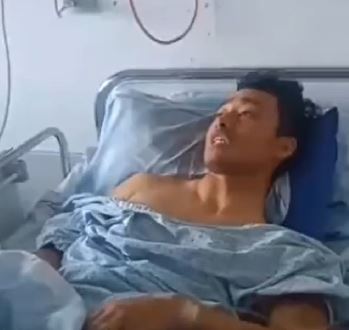 受访男子指当时曾高呼自己是中国人。 受访男子指当时曾高呼自己是中国人。