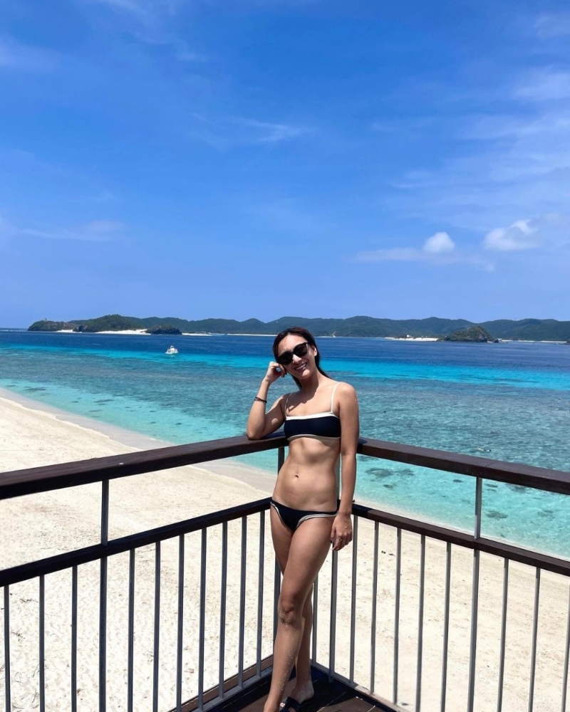 陈约临被指是TVB体育女神。 陈约临被指是TVB体育女神。