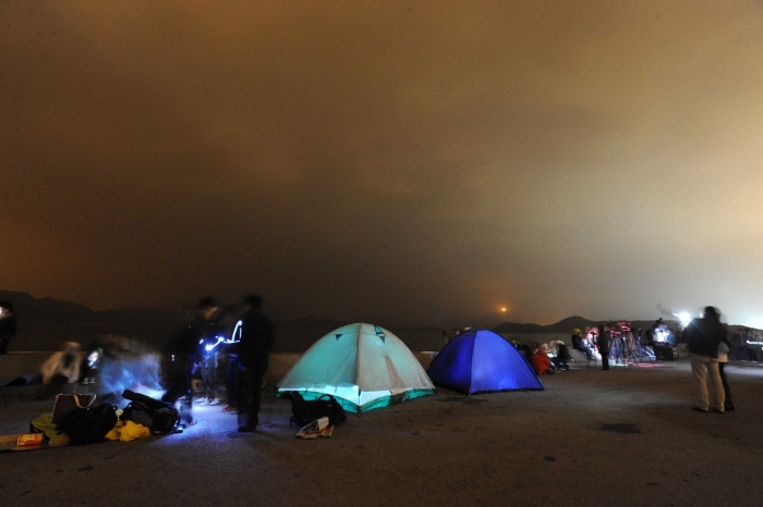 市民可到大尾笃观看流星雨。 市民可到大尾笃观看流星雨。