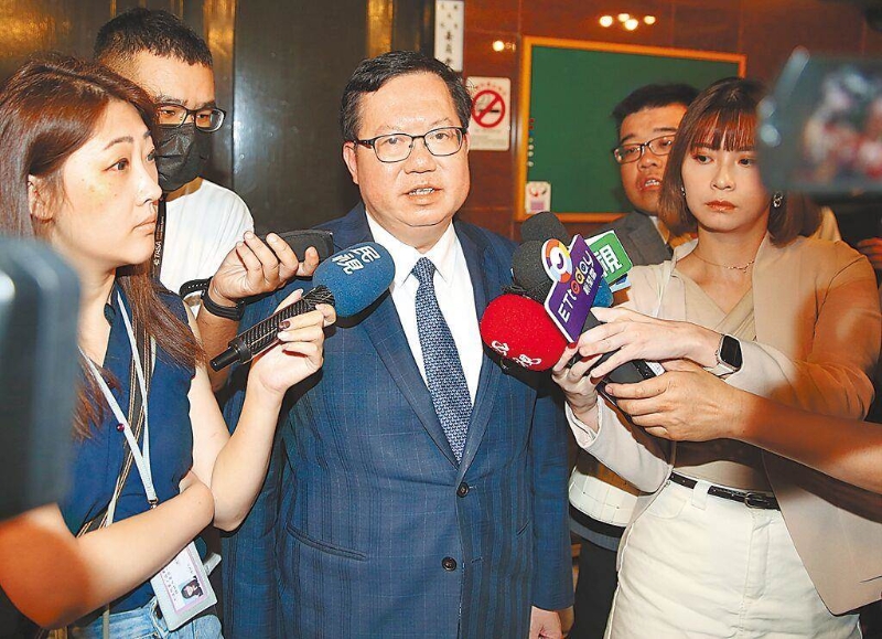 台湾行政管理机构副负责人郑文灿。
