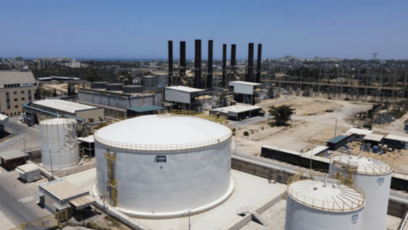 ▲图为加沙内唯一供电厂,但现已停运。路透社 ▲图为加沙内唯一供电厂,但现已停运。路透社