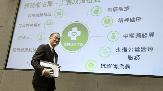 医务卫生局局长卢宠茂。 医务卫生局局长卢宠茂。