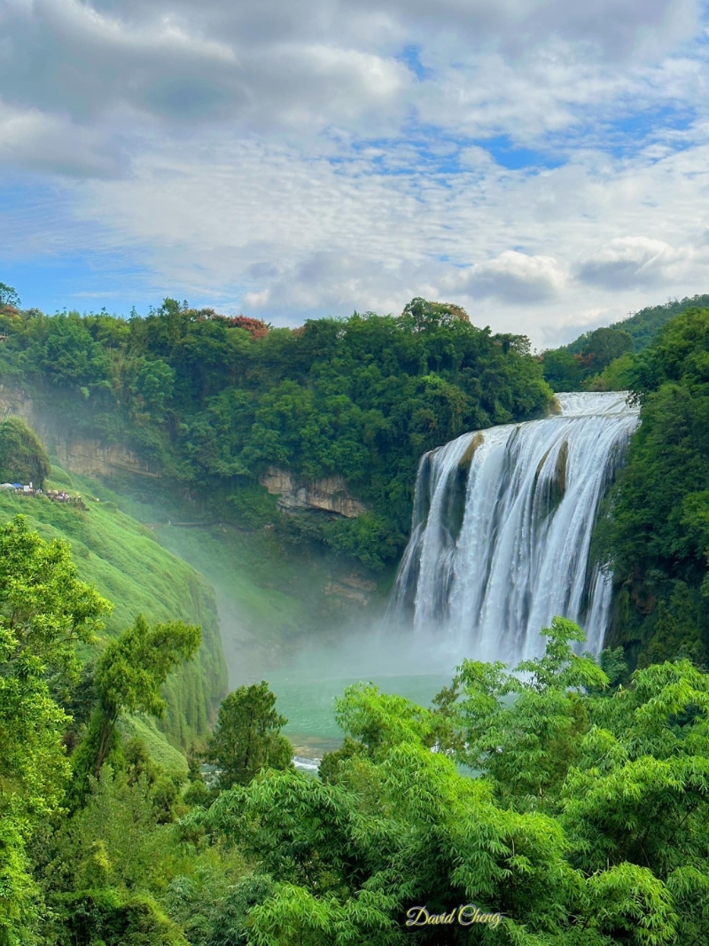 黄果树瀑布是楼主力荐一游再游的景点。图片授权David Cheng