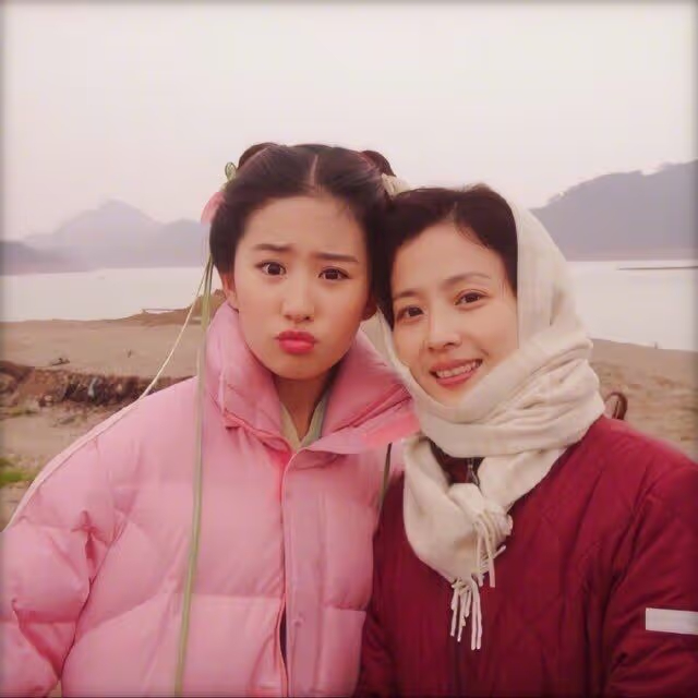 有网民评价刘亦菲的颜值比起妈妈确实略为平淡。 有网民评价刘亦菲的颜值比起妈妈确实略为平淡。