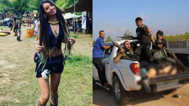 卢克参加音乐节期间被杀,哈马斯武装分子事后把她近乎全裸的身驱游街示众。 卢克参加音乐节期间被杀,哈马斯武装分子事后把她近乎全裸的身驱游街示众。