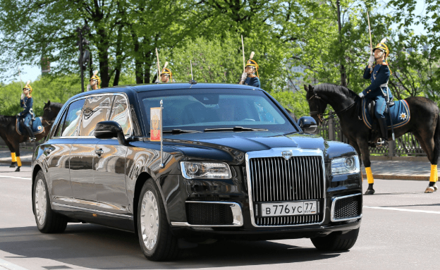 俄罗斯总统专车Aurus Senat。
