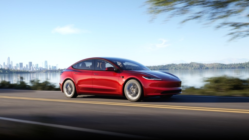 Tesla全新版本的Model 3正式在港发售。