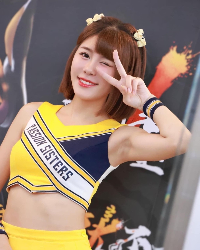 陈波波是中信啦啦队成员。