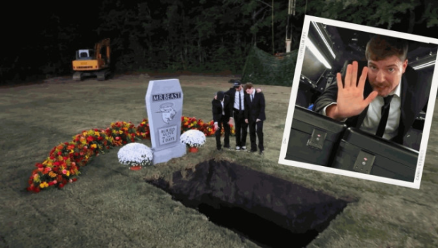 知名YouTuber挑战“被活埋”，困棺材7天，无故崩溃落泪