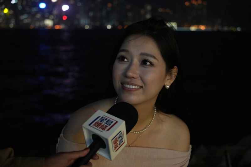 留学生金小姐希望体验不同的人生。 吴艳玲摄