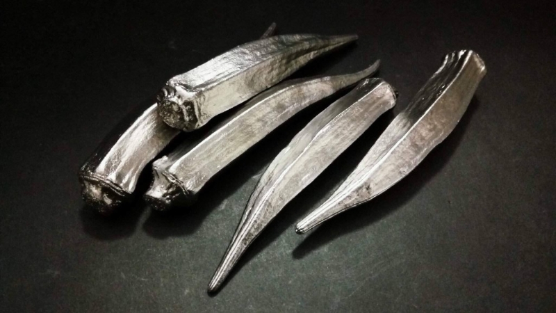 铁铸秋葵亦是其一中款产品。 （Ｘ＠IRON FACTORY IKEDA）