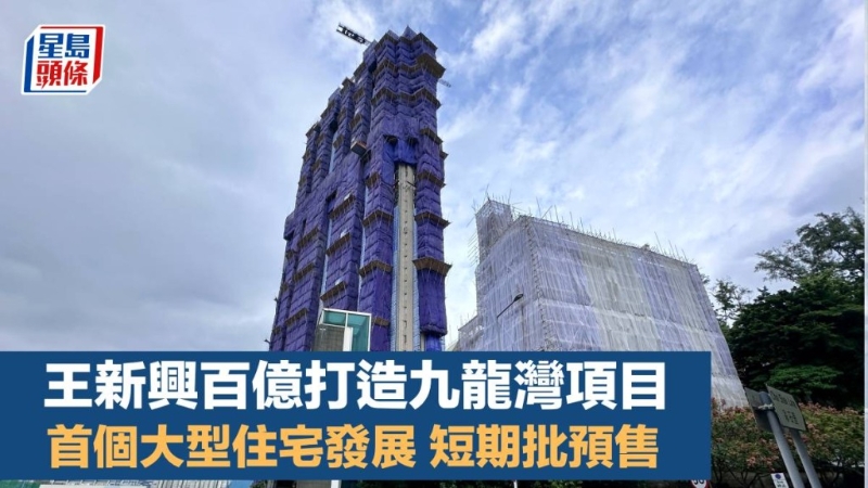 王新兴百亿打造九龙湾项目,首个大型住宅发展,短期批预售 王新兴百亿打造九龙湾项目,首个大型住宅发展,短期批预售