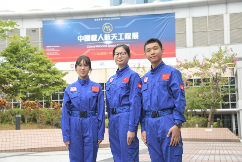 左起：李乐儿、谭泳榆、曾浚程。