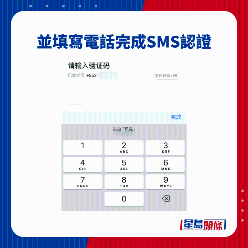 并填写电话完成SMS认证 并填写电话完成SMS认证