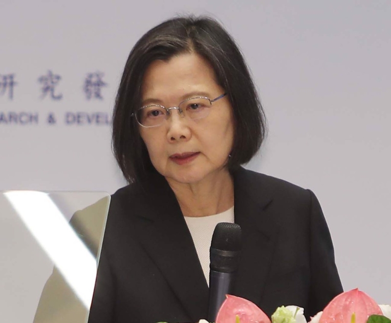 图为台湾领导人蔡英文。