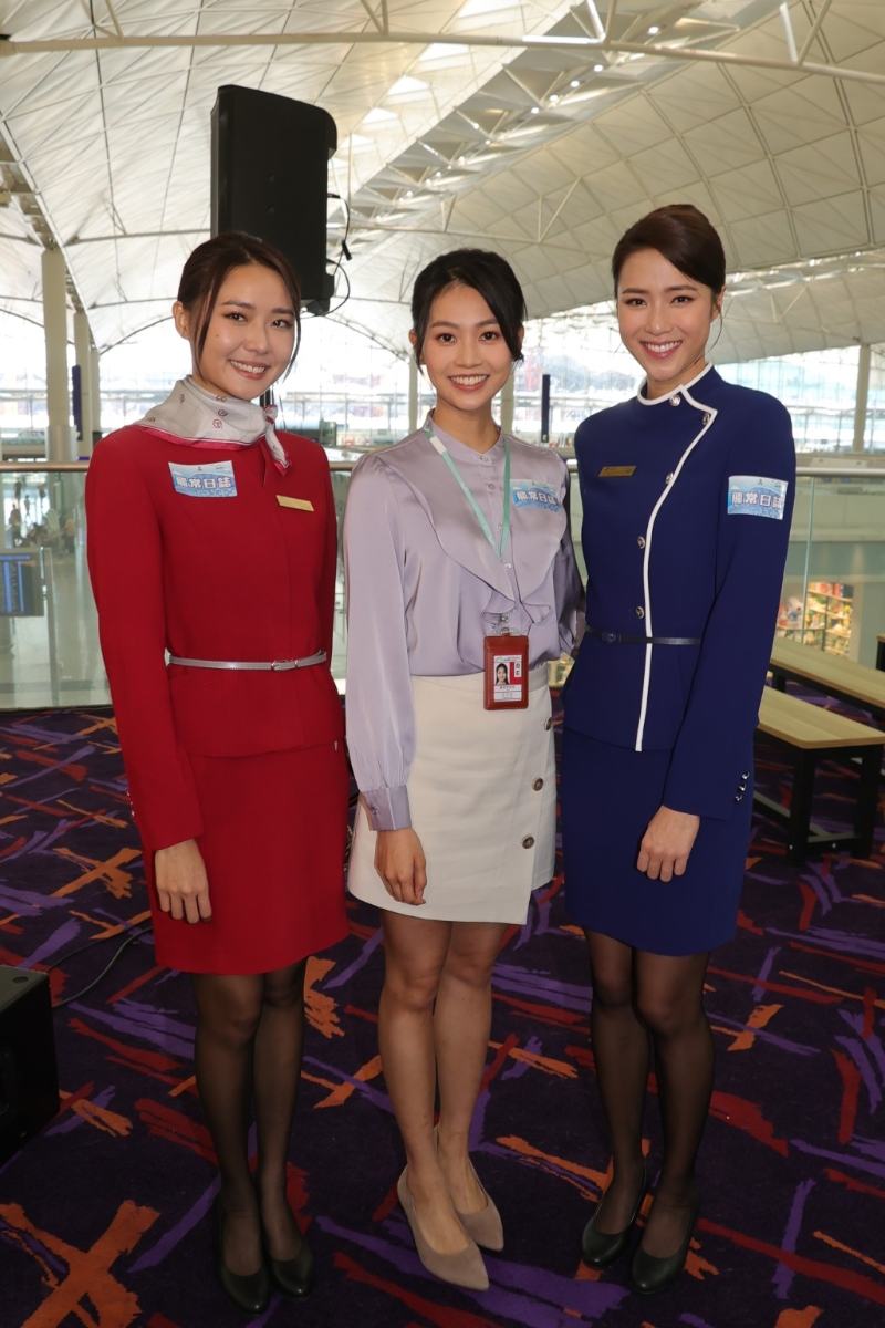 郭柏妍拍完《逆天奇案2》、《夺命提示》等重头剧，立即又拍摄《飞常日志》。