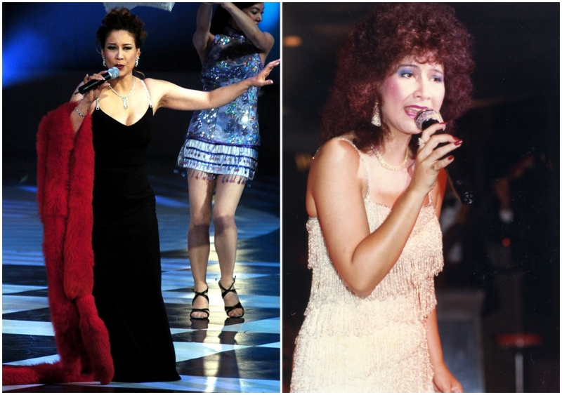 甄妮昔演唱会现场。