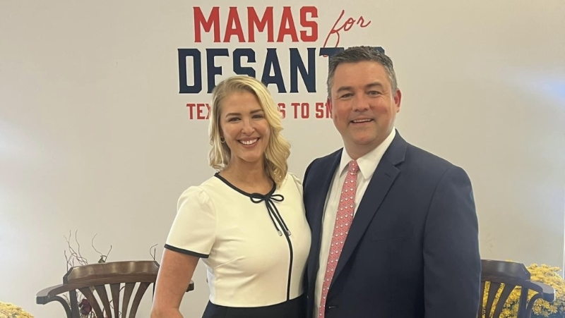 佛州共和党分部主席齐格勒（Christian Ziegler）及其妻布里奇特（Bridget Ziegler）。 Facebook