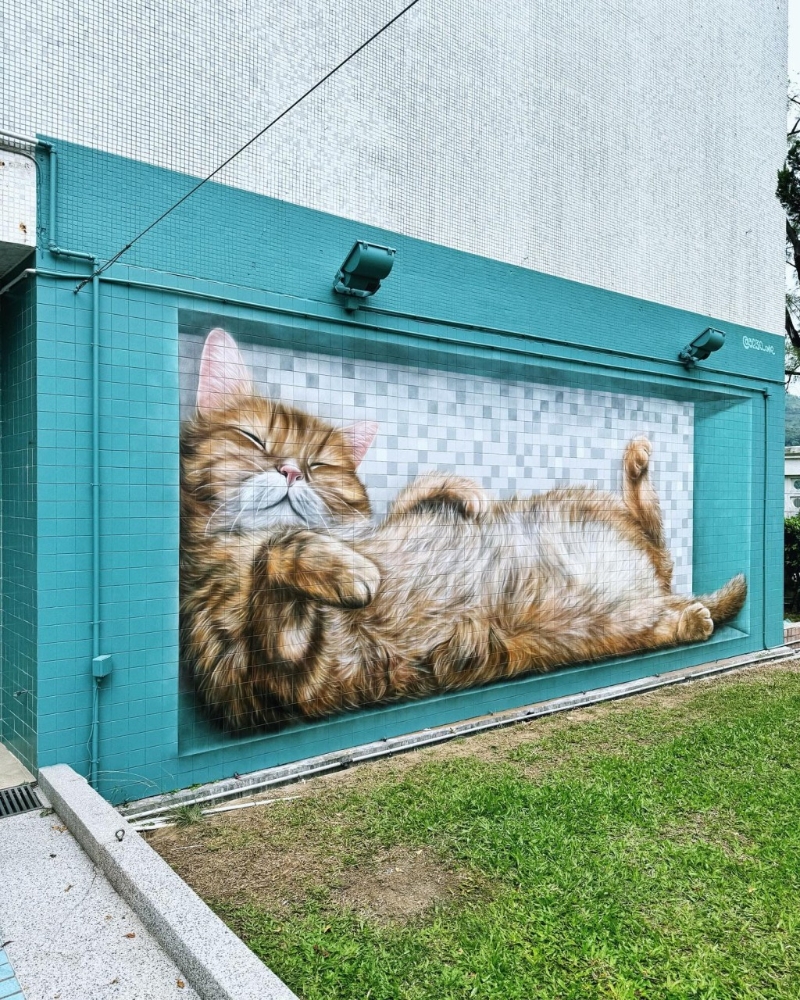 居港俄罗斯艺术家Vladimir公开与本地酒店合作的最新作品。