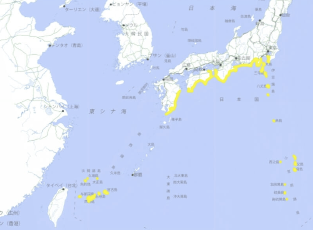 日本气象厅对太平洋沿岸部分地区发出海啸警报