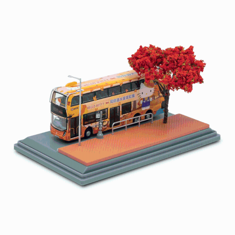 Hello Kitty红叶巴士场景模型 Hello Kitty红叶巴士场景模型