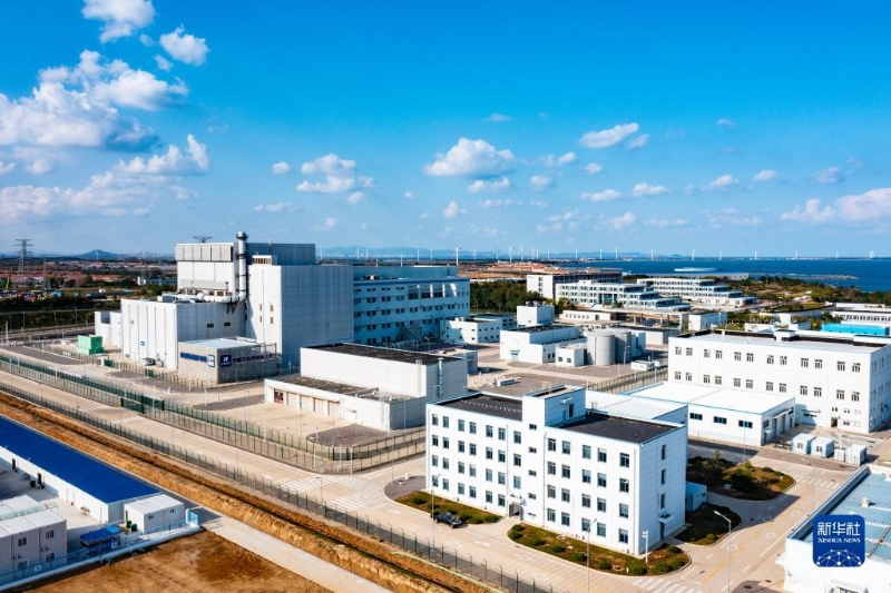 华能石岛湾高温气冷堆示范工程外景（资料照片）。新华社