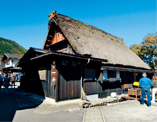 目前白川乡内有10多幢合掌屋变身民宿供人入住。