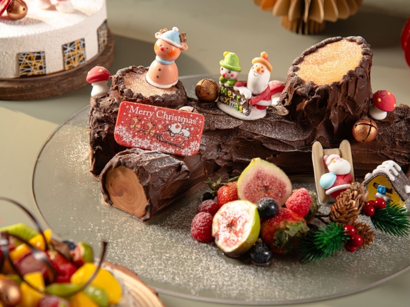 挪亚方舟度假酒店 丰盛阁餐厅—璀璨盛馔圣诞佳节自助餐—圣诞树头蛋糕