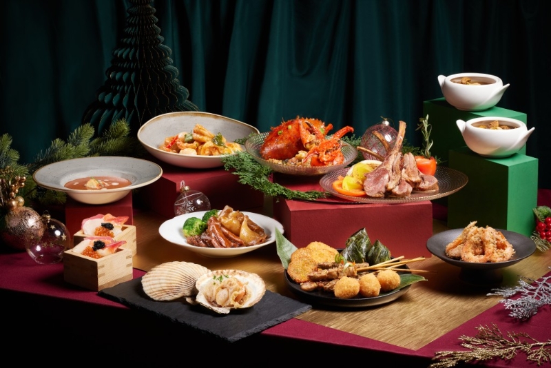 黄竹坑南湾如心酒店 I-O-N—在圣诞期间，推出环球佳馄饨主题的盛宴。