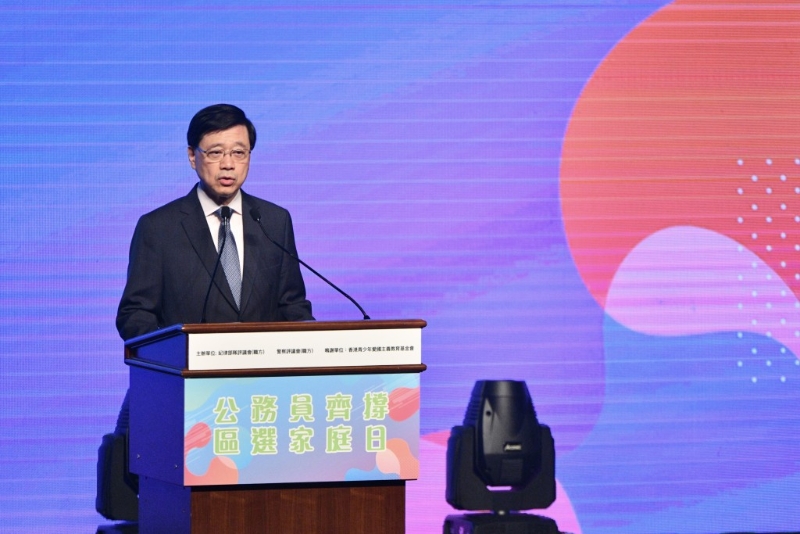 李家超又指候选人要有热诚寻找问题。资料图片 李家超又指候选人要有热诚寻找问题。资料图片