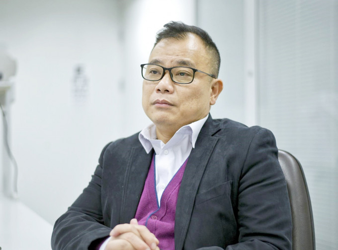 香港警察队员佐级协会主席林志伟。资料图片 香港警察队员佐级协会主席林志伟。资料图片