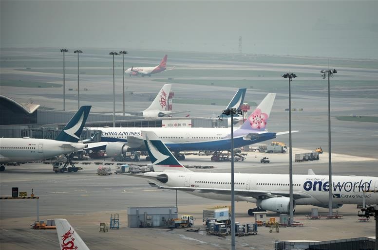 「经珠港飞」实施后，可更有效发挥两地航班的优势。新华社