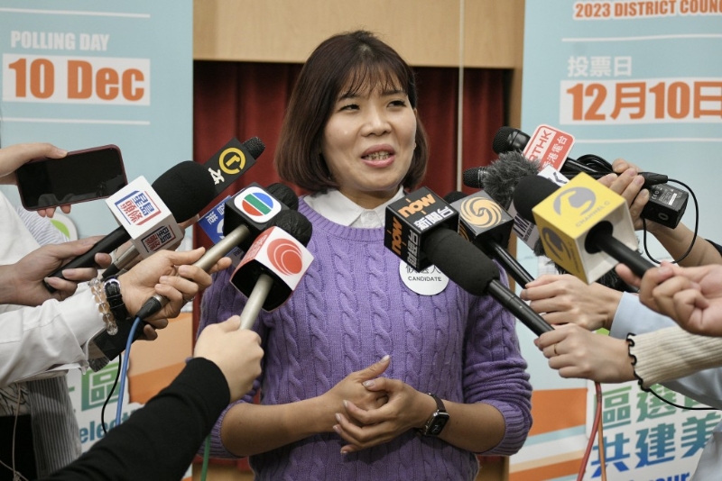 李碧仪︰没政党支持 证明新选制多元 李碧仪︰没政党支持 证明新选制多元