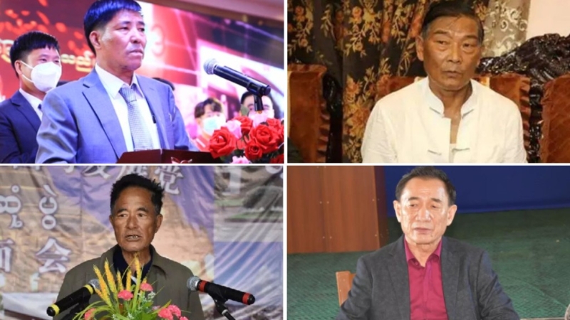 果敢四大家族分别为白所成(右上)、魏超仁(右下)、刘国玺(左下)及刘正祥(左上)。 网络图片 果敢四大家族分别为白所成(右上)、魏超仁(右下)、刘国玺(左下)及刘正祥(左上)。 网络图片