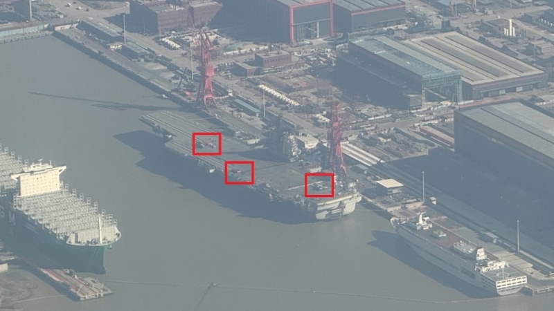 福建舰也是“军迷”持续关注分享的重要军事装备。网络图片