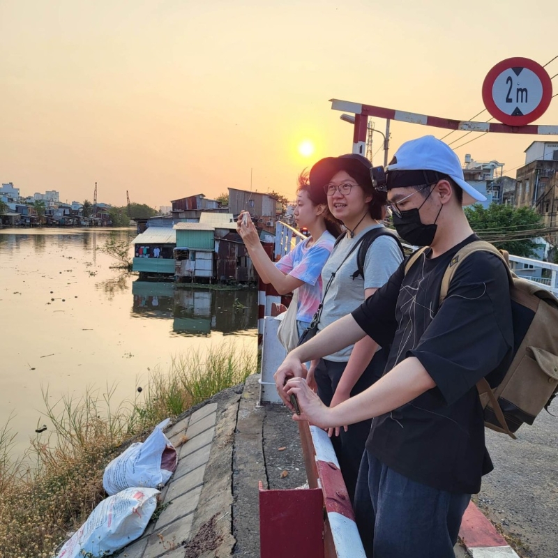 园境硕士课程学生到越南胡志明市作海外考察。 园境硕士课程学生到越南胡志明市作海外考察。