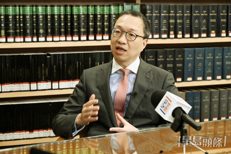 律政司司长林定国。