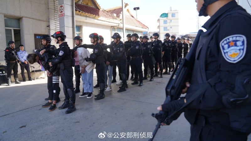 缅北木姐地区执法部门近日将571名电诈疑犯移交回中国
